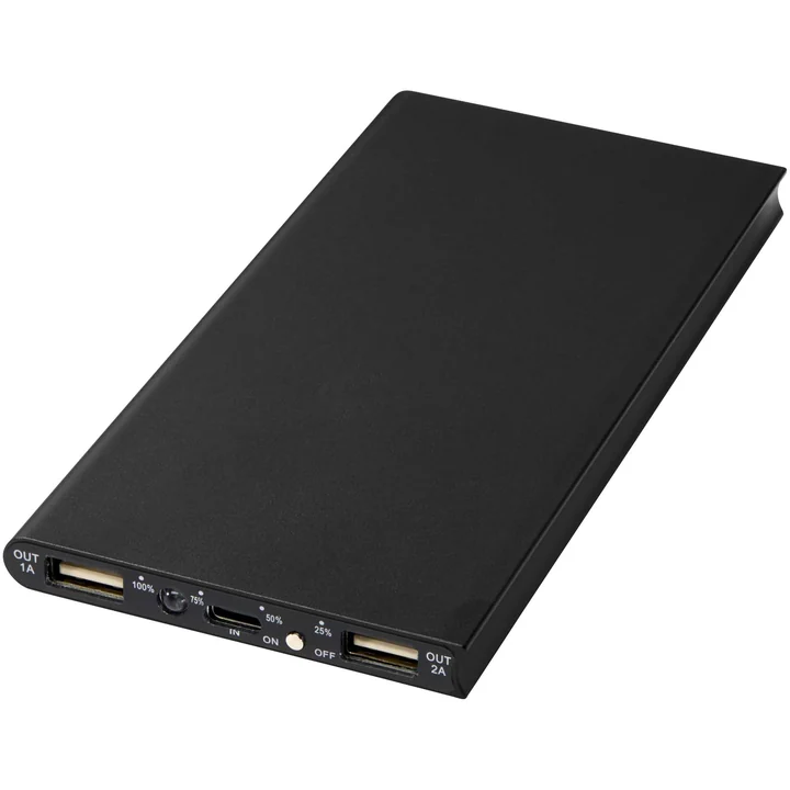 Batterie de secours 8000 mAh Plate — Noir