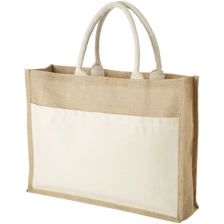 Sac shopping jute Mumbay 18L — Naturel