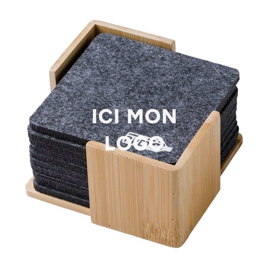 Set de sous-verres Lawrence | Support en bambou