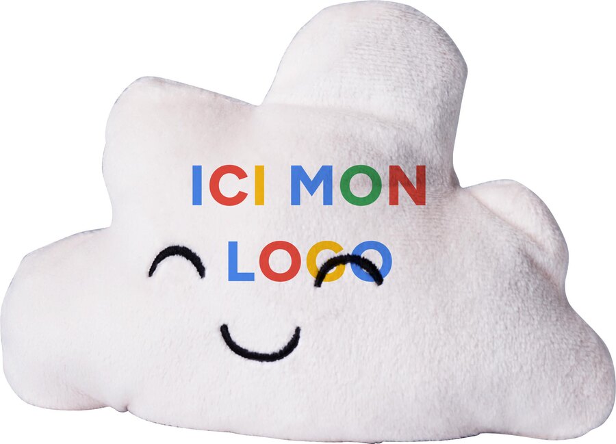 Peluche réversible Isla | Forme de nuage