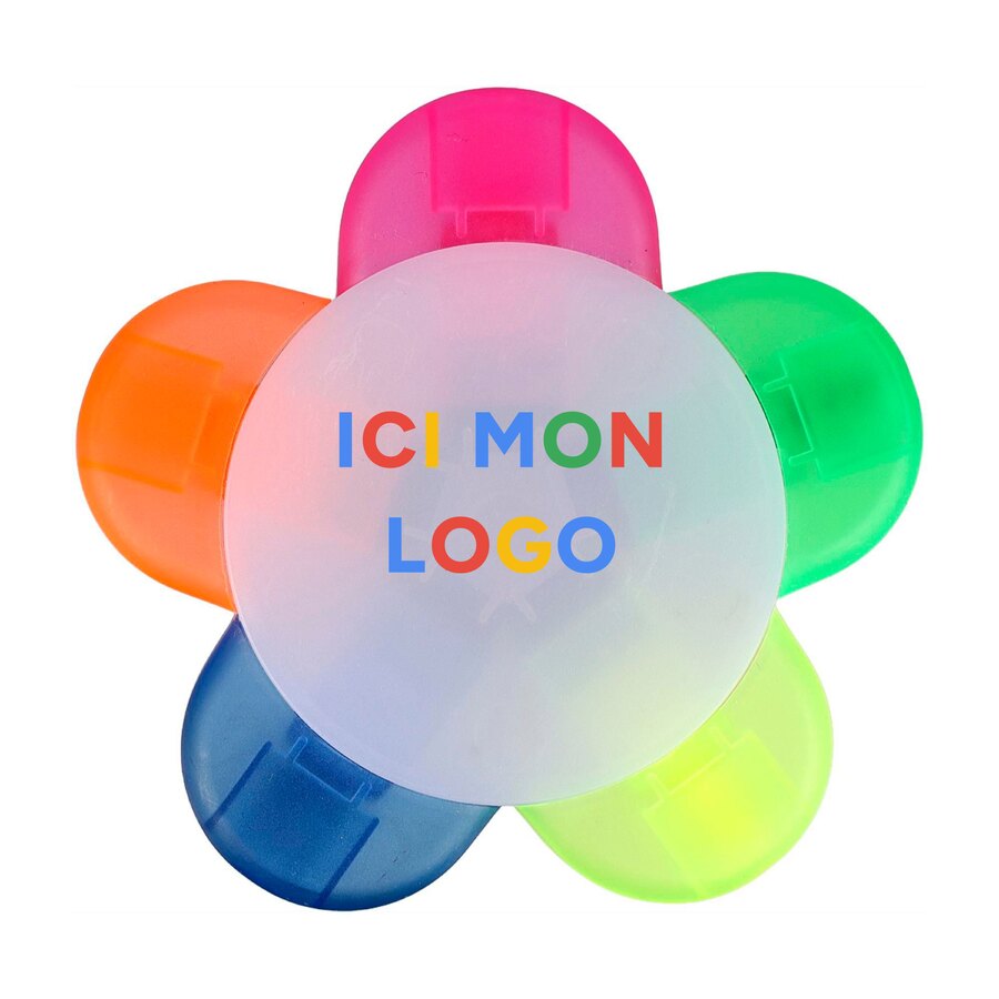 Set de surligneurs Brodie | Plastique | 5 couleurs