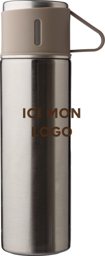 Set de thermos | Inox | 420 ml + 2 tasses