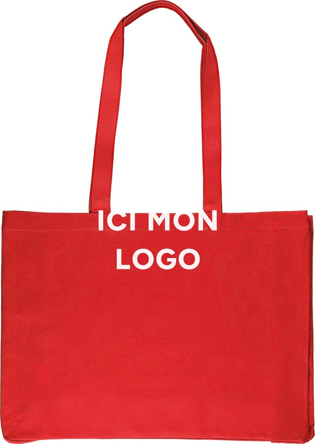 Sac de courses Isaac | Coton | Soufflet 10 cm