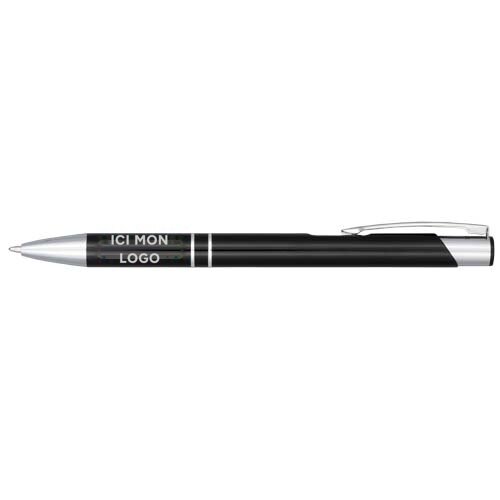 Stylo bille aluminium anodisé Moneta (encre bleue)
