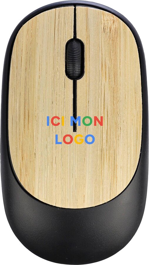 Souris sans fil Eileen | Détails bambou