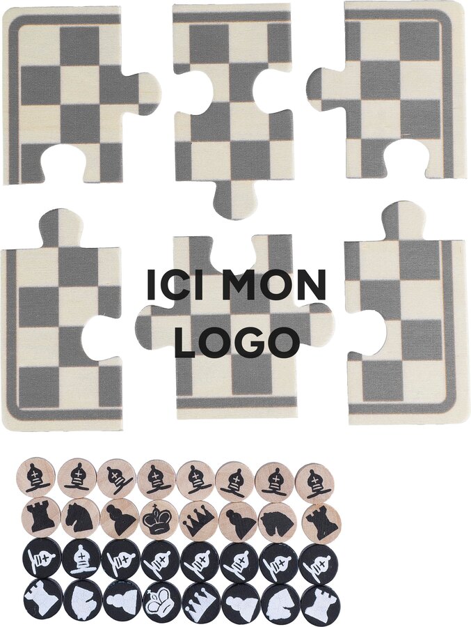 Jeu d'échecs Hank | Bois