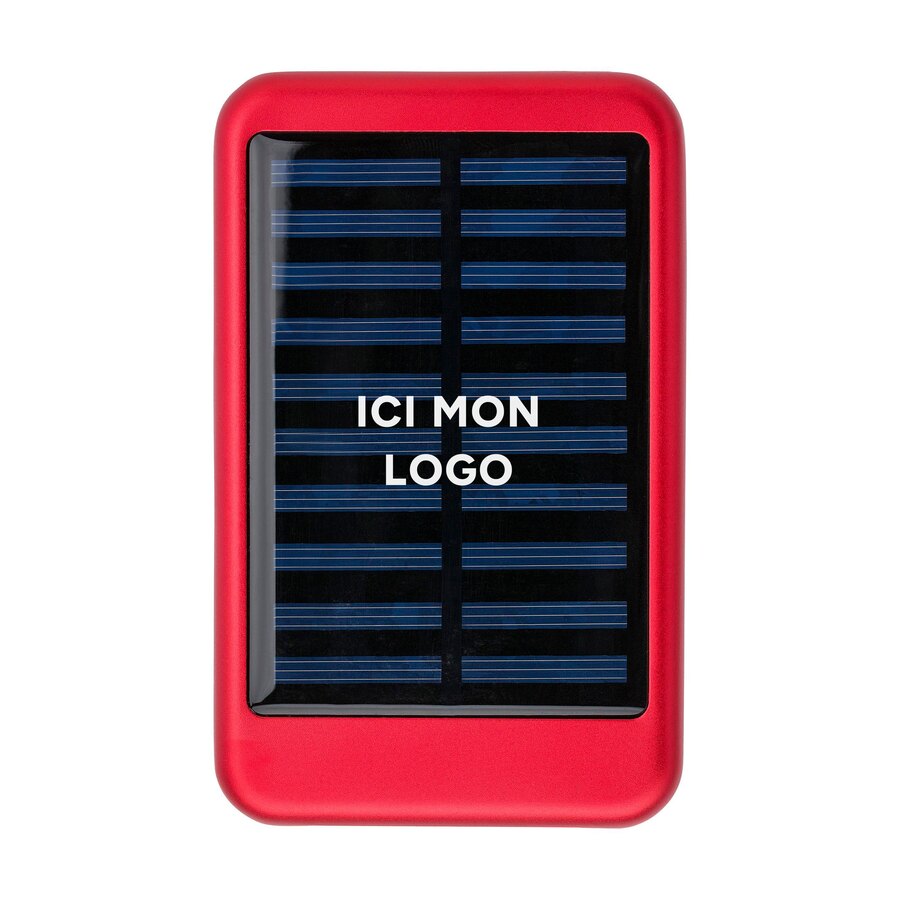 Power bank Tycho | Aluminium | Solaire | 4 000 mAh