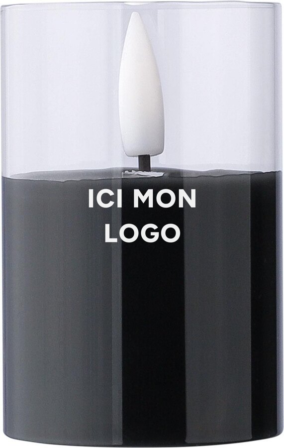 Bougie LED Serin | Photophore en verre