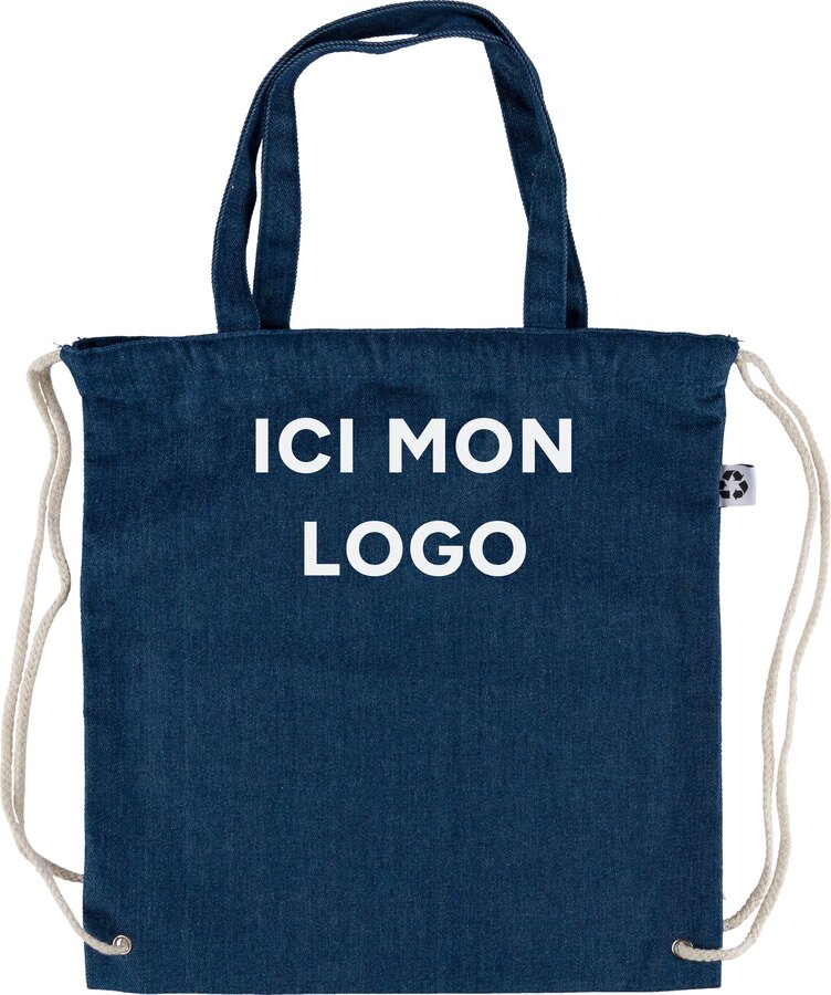 Sac à cordon Dex | Denim | 6,6 l