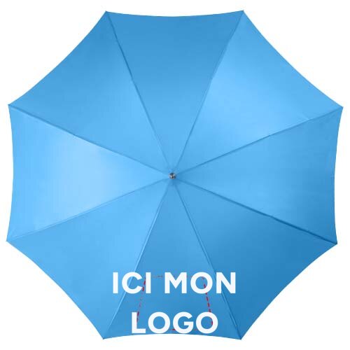 Parapluie 23" à ouverture automatique avec poignée en bois Lisa