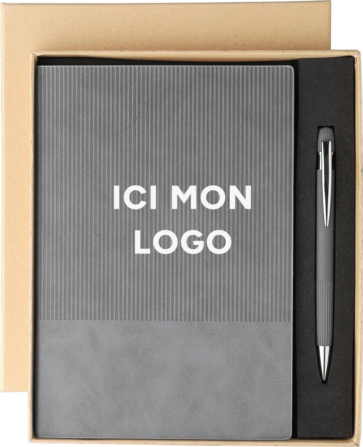 Set carnet Tarek | PU | A5 | Avec stylo bille