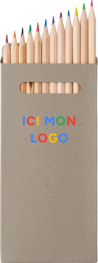 Set de crayons Nina | Bois | 12 pcs