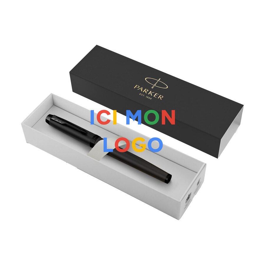 Stylo roller Parker IM Achromatic | Encre noire