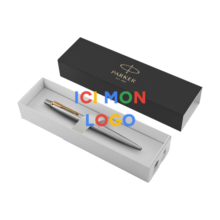 Stylo bille Parker Jotter | Acier recyclé | Encre bleue