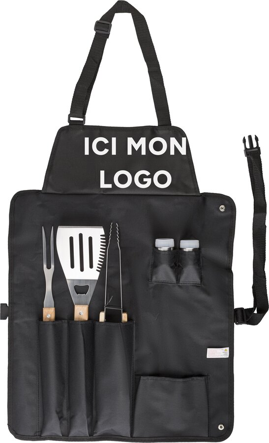 Set barbecue Hugo | Inox | Tablier