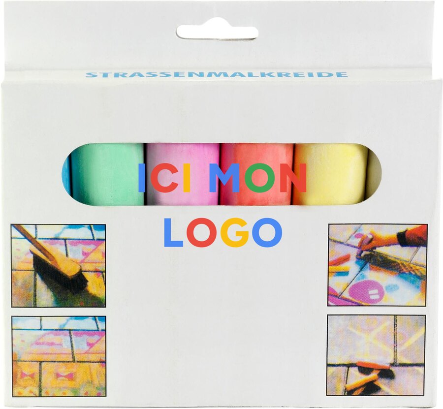 Craies de trottoir Ottilie | 6 couleurs