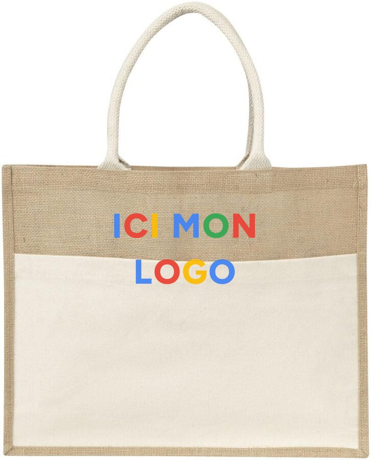 Sac en jute Livvie | Laminé | 325 g/m²