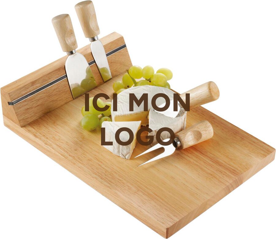 Plateau à fromages Arlo | Bambou | 4 pcs