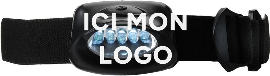 Lampe frontale Kylie | Plastique | 5 LED | 6 modes
