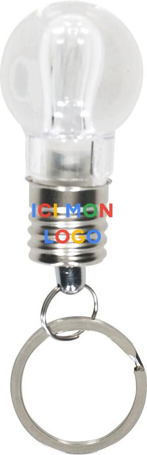 Porte-clés Hakeem | Plastique | Forme d'ampoule | LED
