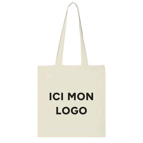 Sac shopping coton Carolina 100 gr/m² 7L