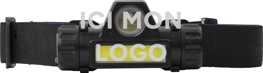 Lampe frontale Mina | Plastique | LED + COB | Rechargeable USB-C
