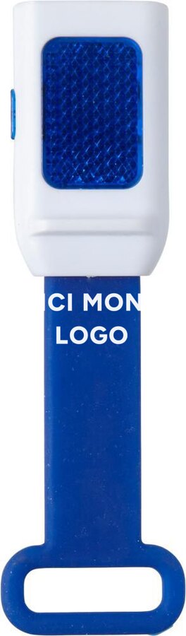 Lumière vélo Duncan | Plastique | 3+1 LED | Sangle silicone