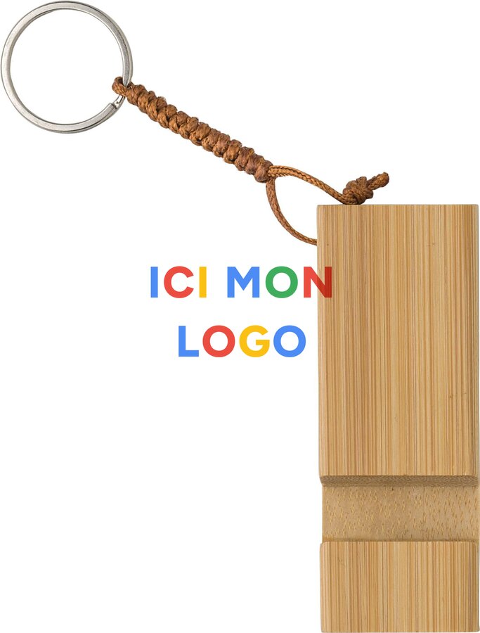 Porte-clés support de téléphone Kian | Bambou