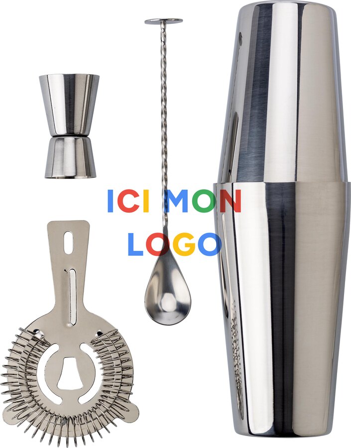 Set cocktail Tatiana | Inox | 4 pcs