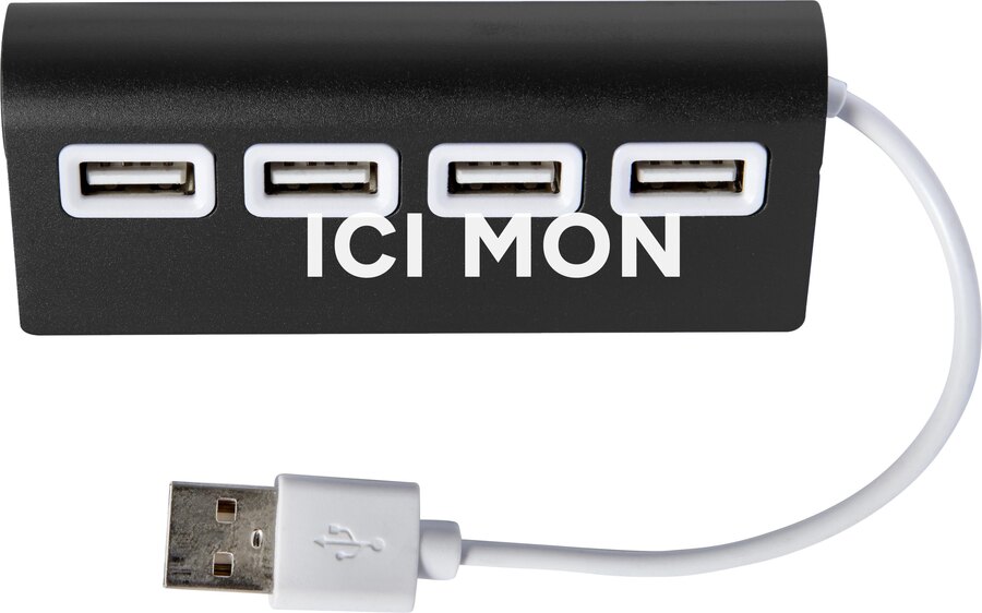 Hub USB Leo | Aluminium | 4 ports