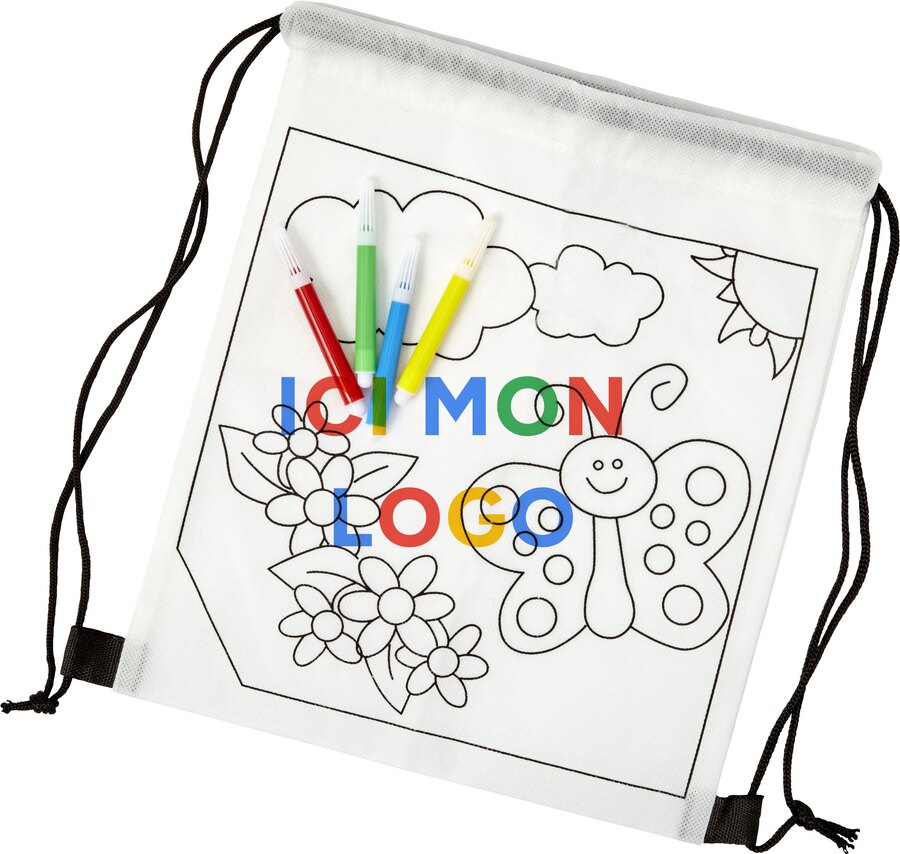 Sac à dos Santino | Non-tissé | Cordon | 2,5 l
