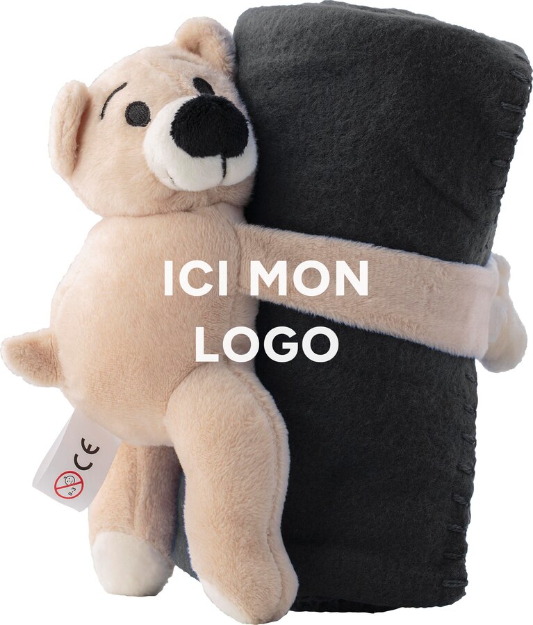 Peluche Owen | Ours avec couverture