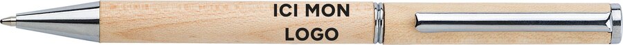 Stylo bille Lucienne | Bois d'érable | Twist
