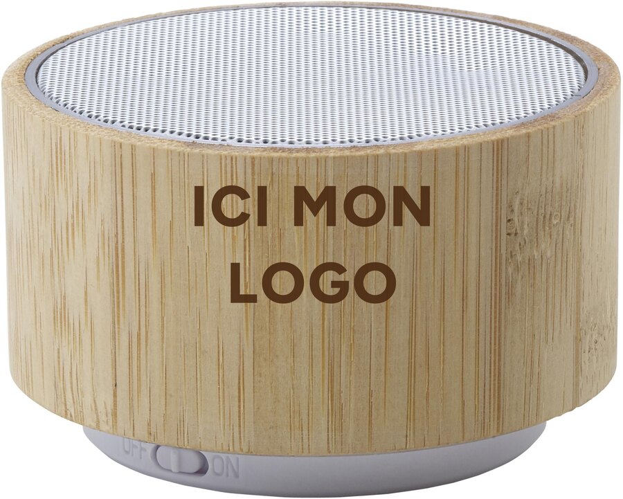 Enceinte Sharon | Boîtier bambou | Sans fil