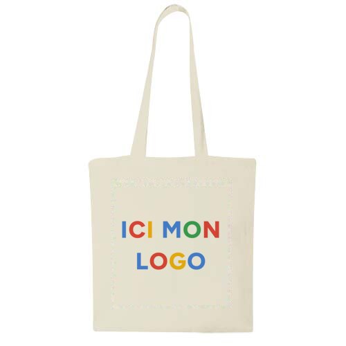 Sac shopping coton Madras 140 gr/m² 7L
