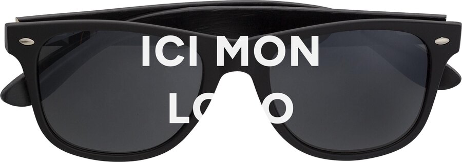 Lunettes de soleil Jaxon | Monture plastique et branches bambou | UV400