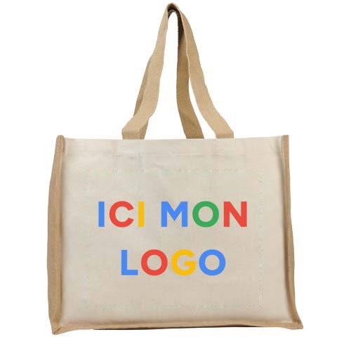Sac Varai 320 g/m² en toile et jute 23L
