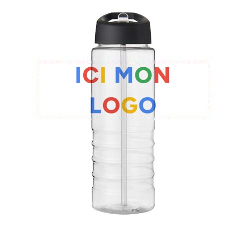 Bouteille de sport H2O Active® Treble 750ml couvercle verseur