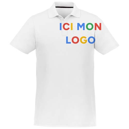 Polo manches courtes homme de 180 g/m² Helios