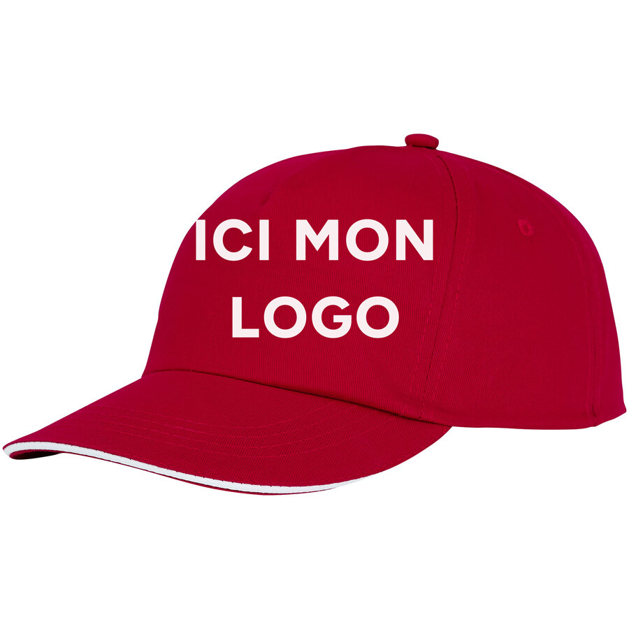 Casquette sandwich 5 panneaux de 175 g/m² Styx