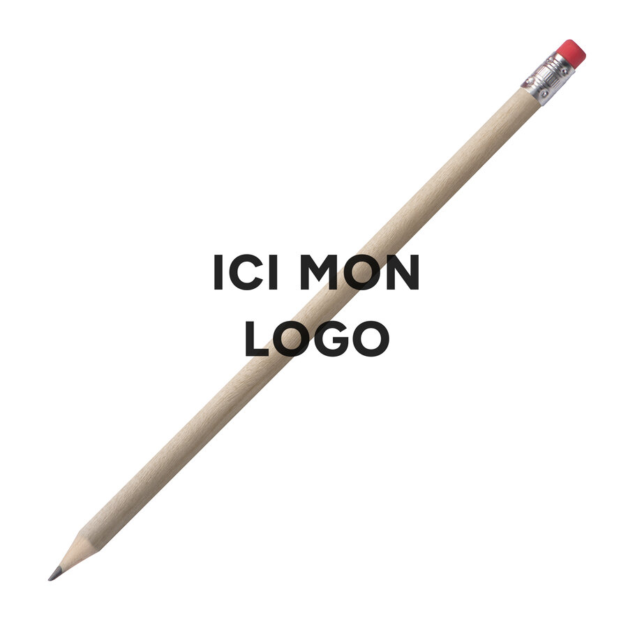 Crayon à papier avec gomme Hickory