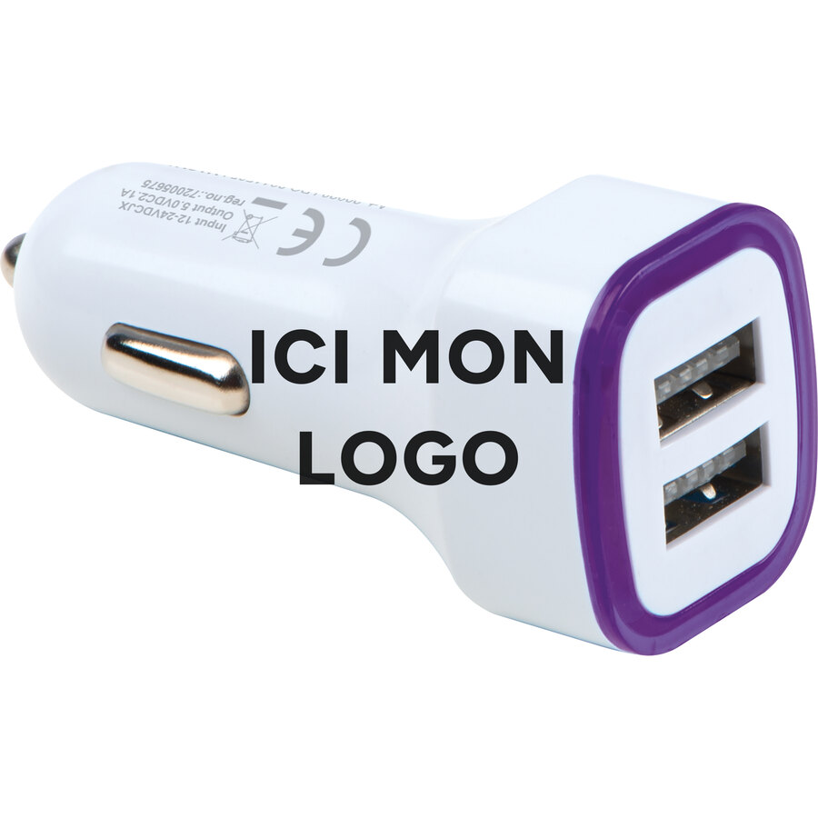 adaptateur de charge USB pour voiture Fruit