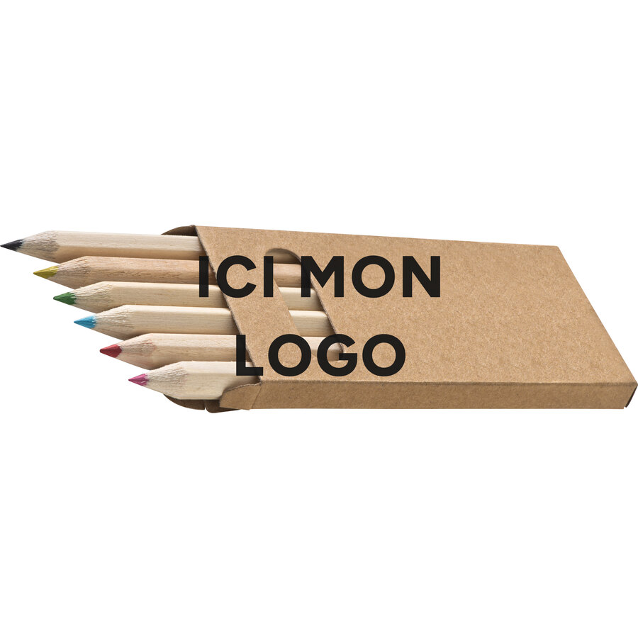 Crayons de couleurs en bois Minnie