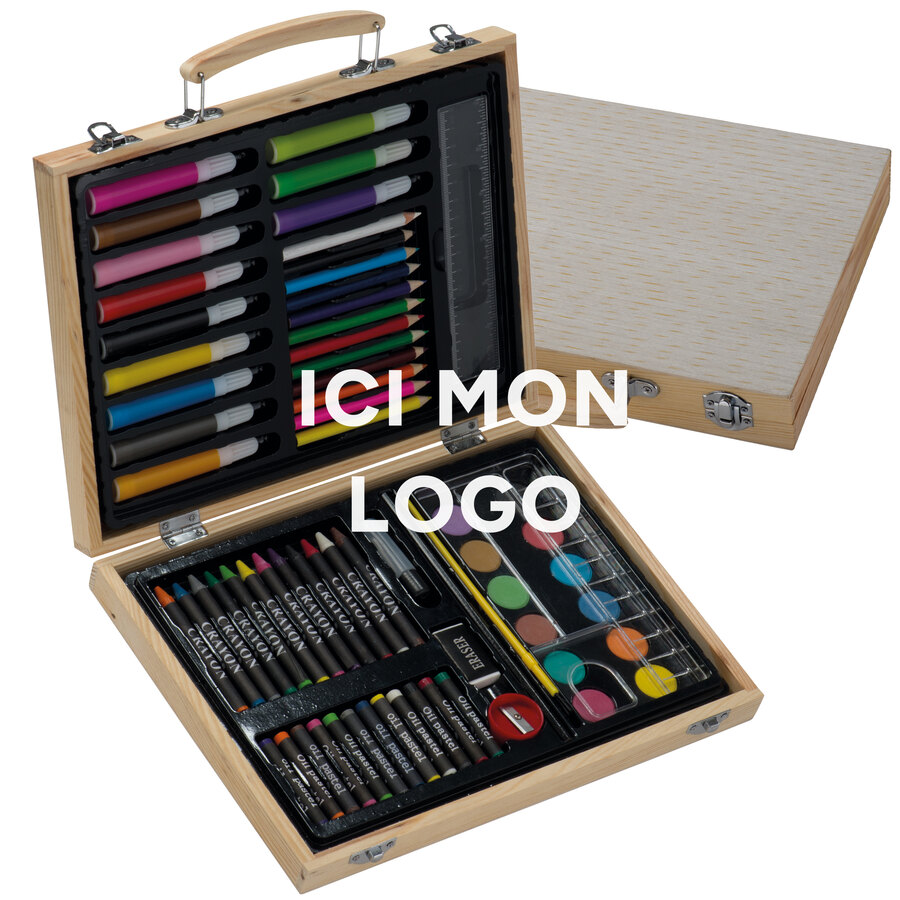 Grand set à dessiner en bois Maxi