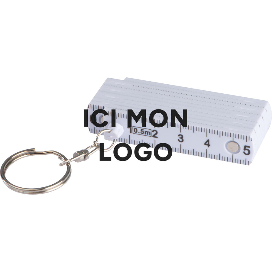 Porte-clés avec règle pliante Halbmeter