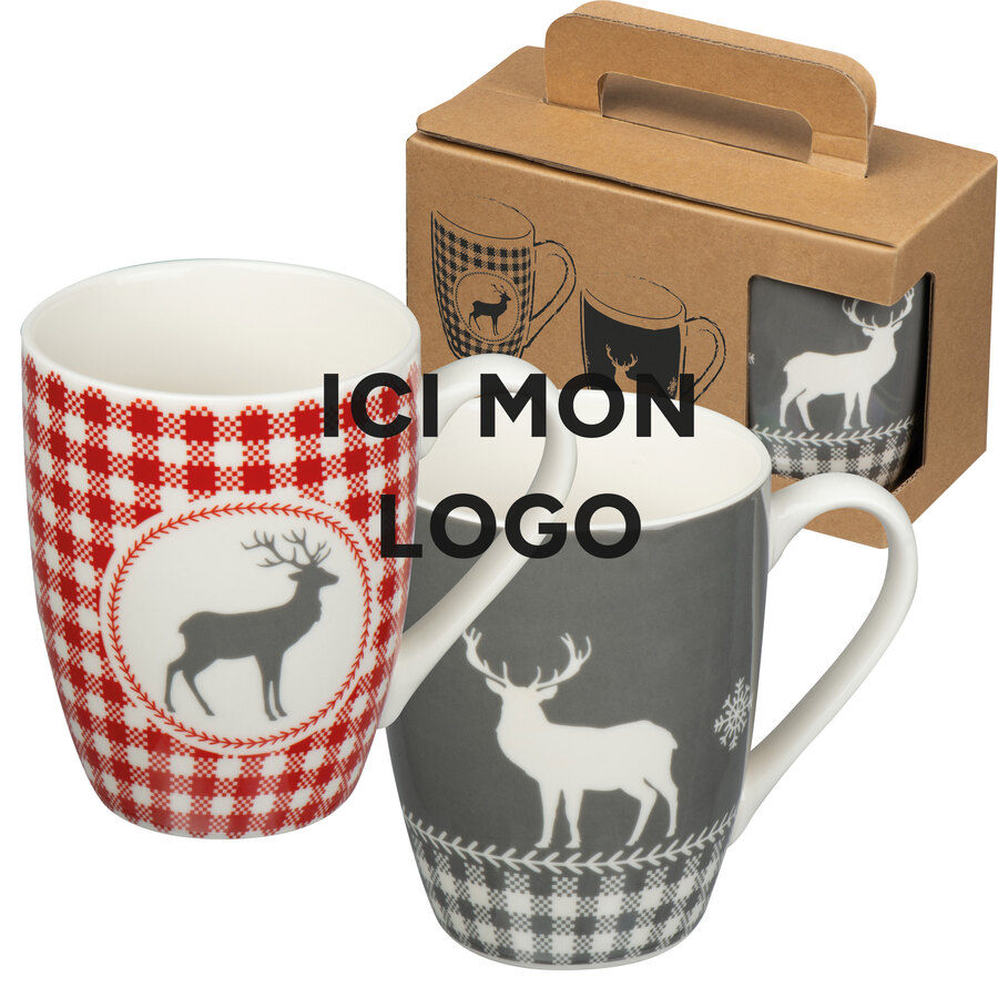 Lot de 2 tasses de Noël Ankara