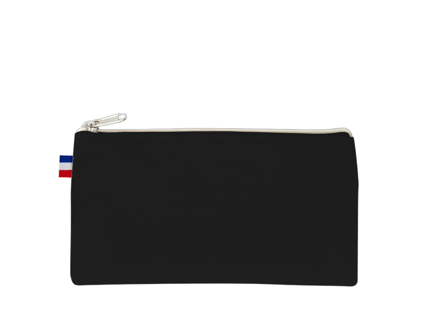 Vue 3 de Trousse plate zippée coton 240 g/m² – confectionnée en France