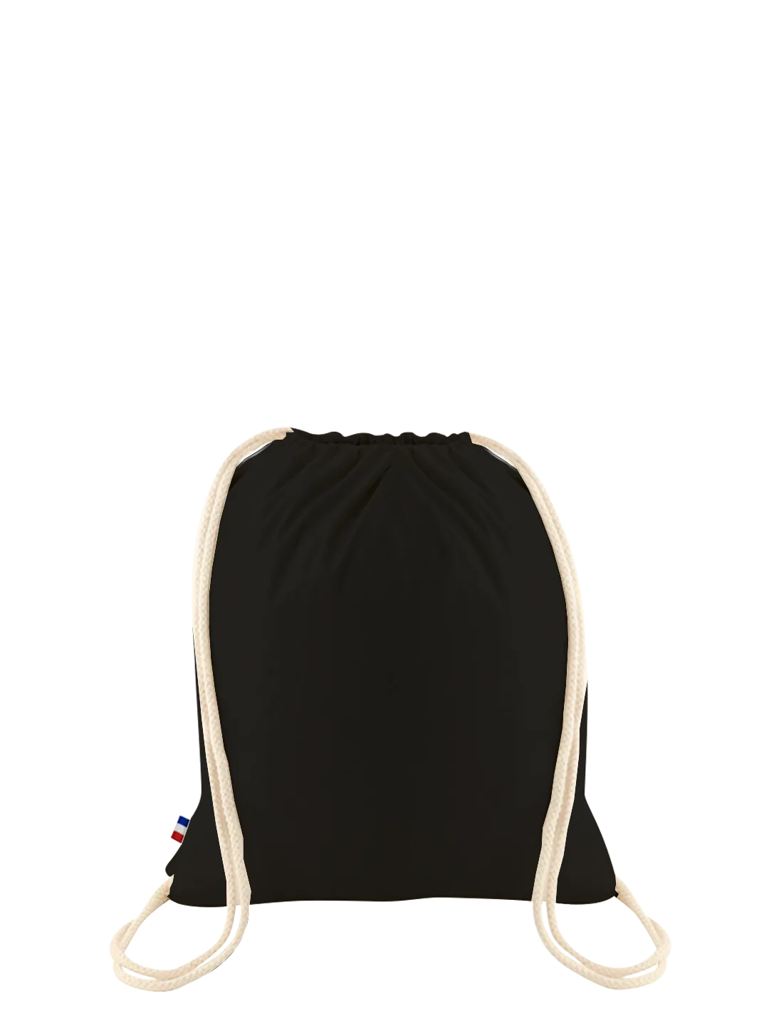 Vue 3 de Sac à dos cordelettes coton 150 g/m² – confectionné en France