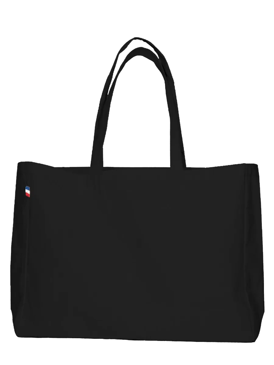 Vue 3 de Grand sac cabas à soufflet total 240 g/m² – confectionné en France