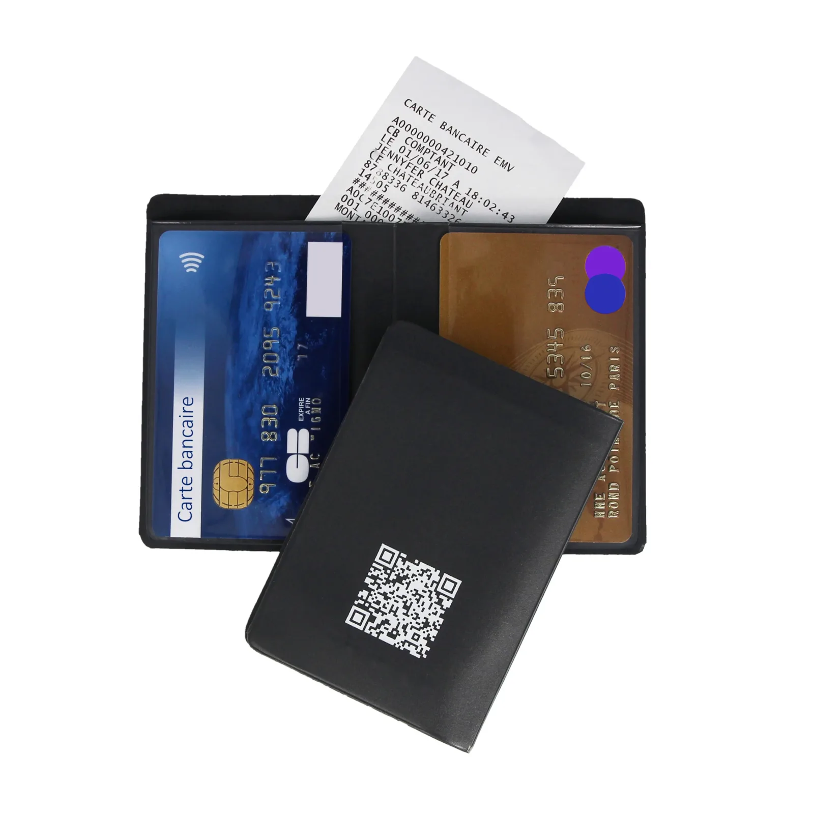 Etui 2 cartes Avec Poche Facturette